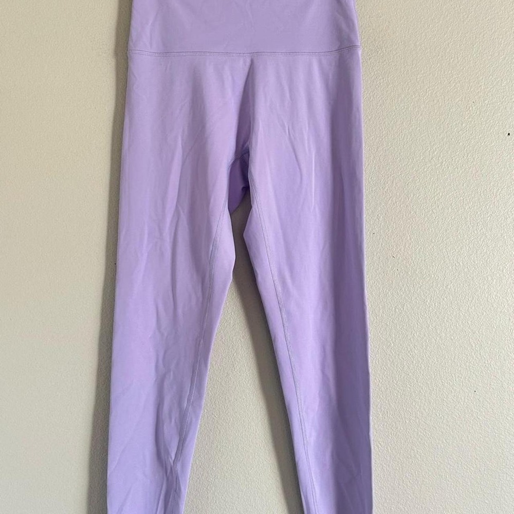 Aerie Offline by Aerie lavender high-waisted leggings in size L X-4